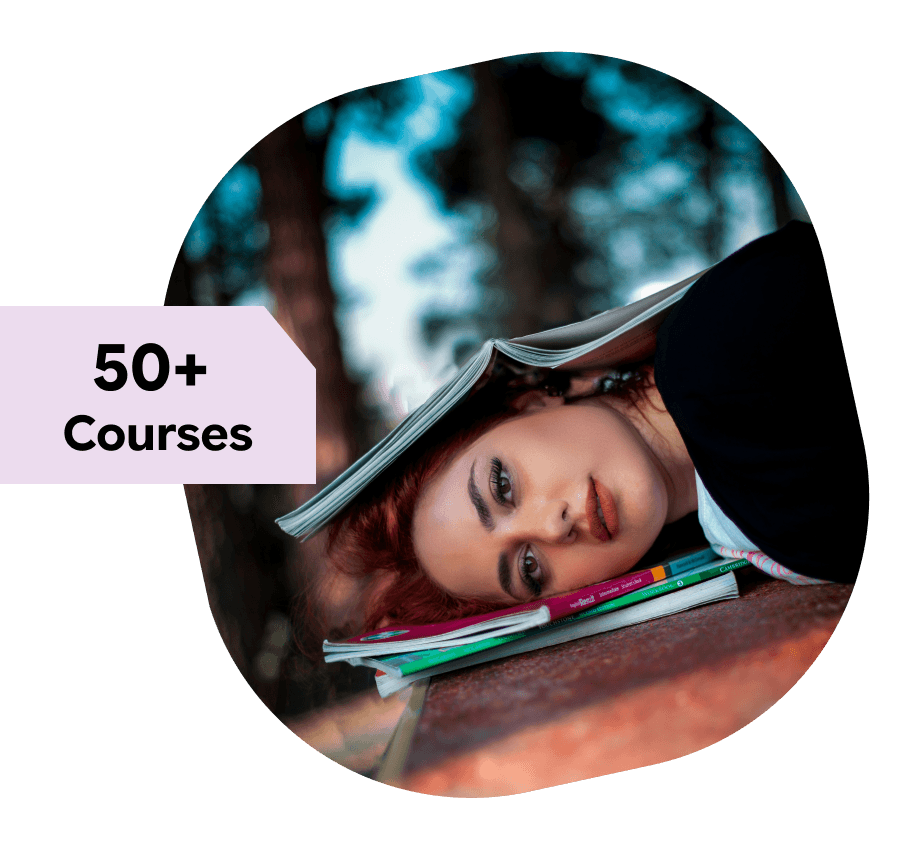 Student studying undergraduate courses in London